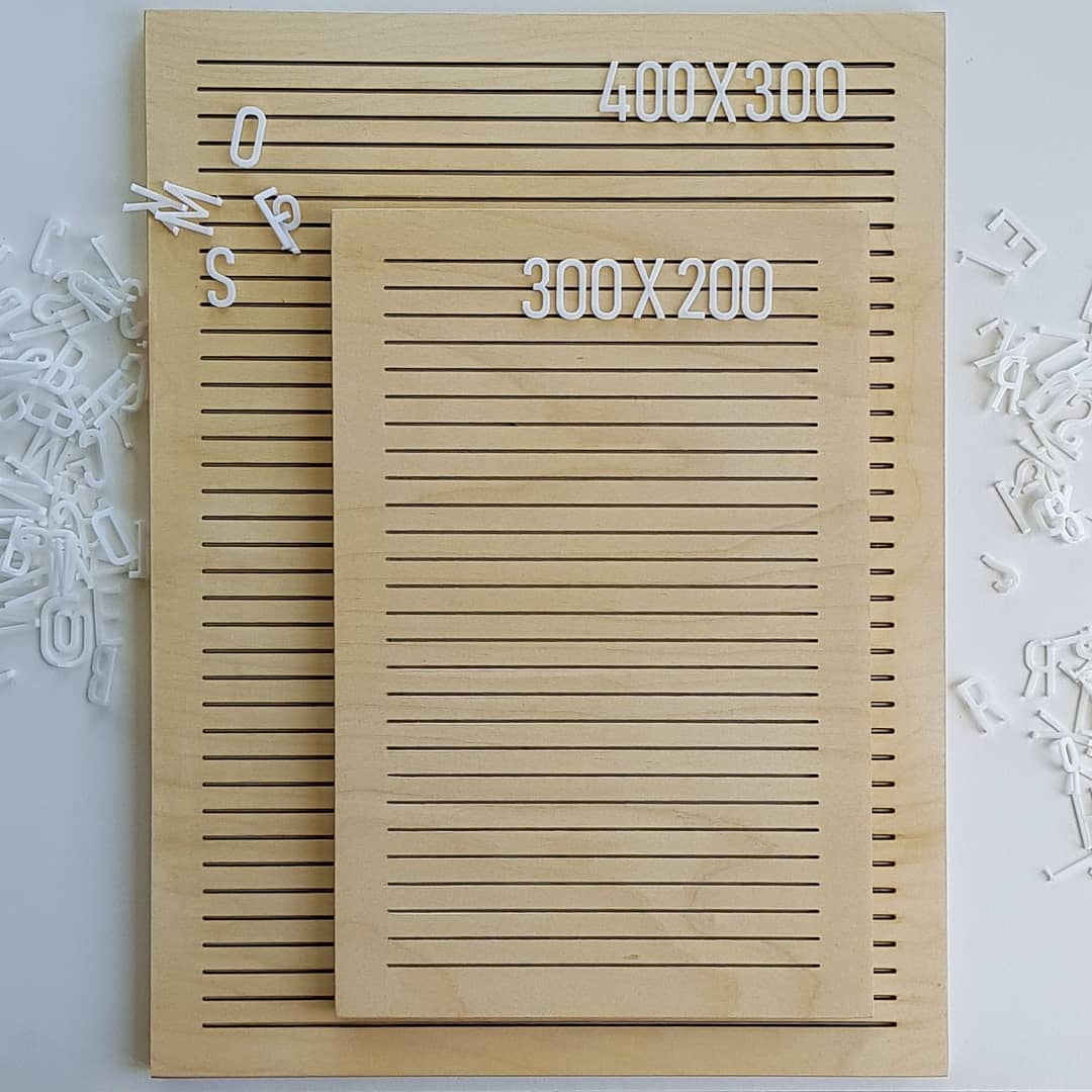 400x300 Stained Letterboard