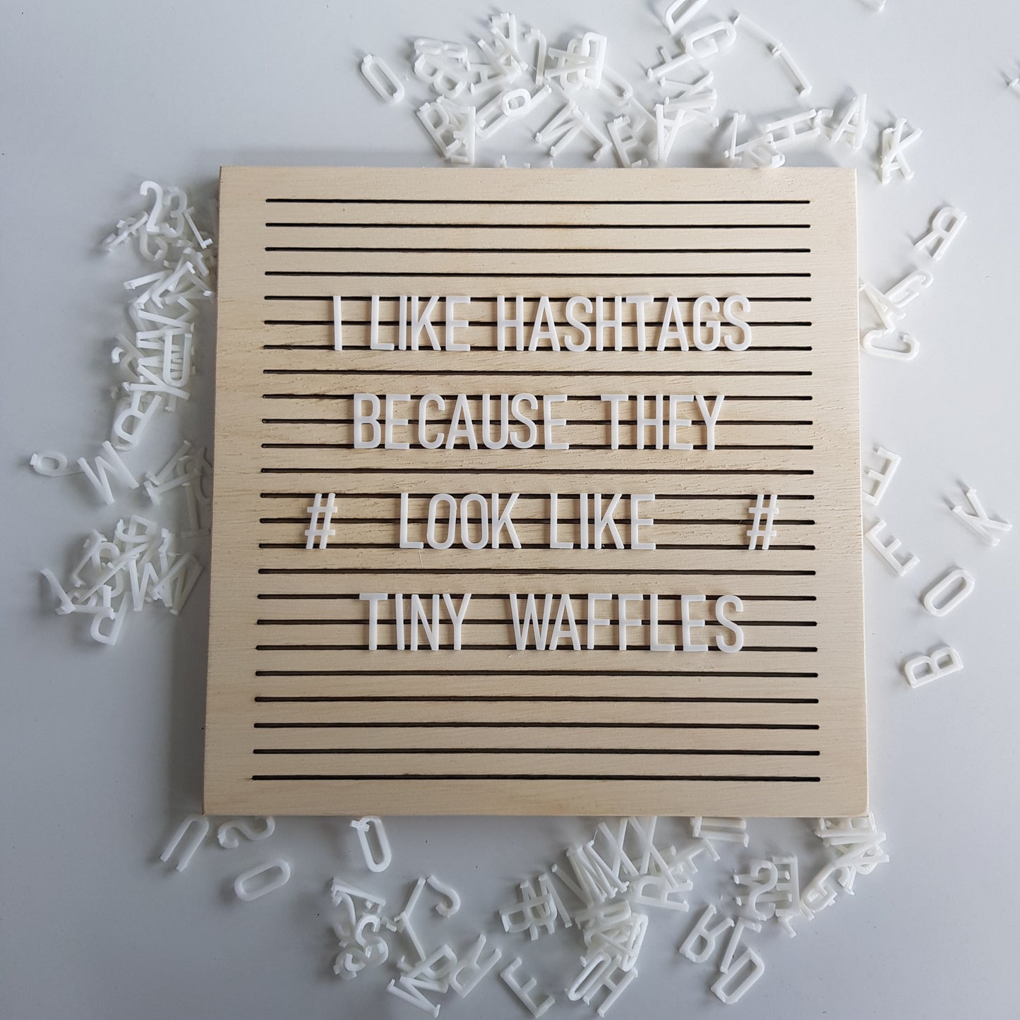 300x300 Natural Letterboard