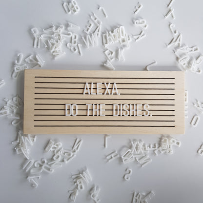 300x120 Natural Letterboard