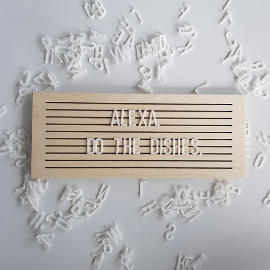 300x120 Natural Letterboard