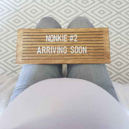 300x120 Stained Letterboard