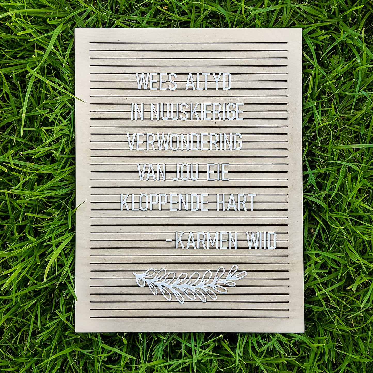 400x300 Natural Letterboard