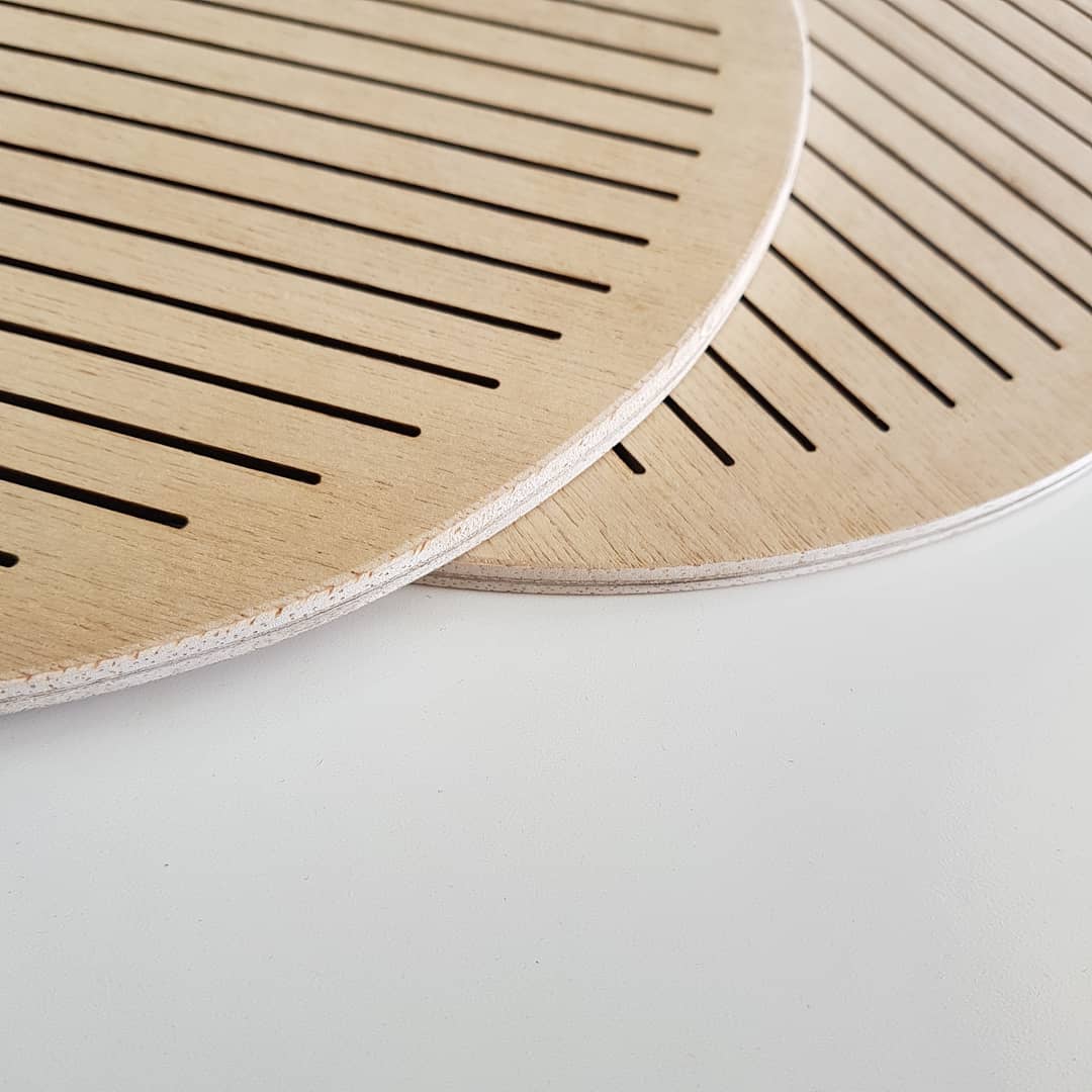 250mm Round Natural Letterboard