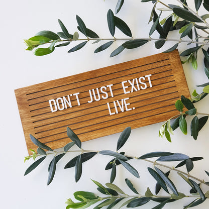 300x120 Stained Letterboard