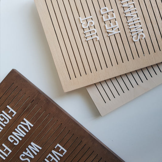 400x300 Natural Letterboard